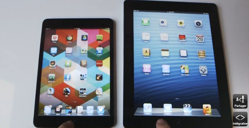 ipad3_ipadmini nouvel ipad et ipad mini comparaison lors des tests